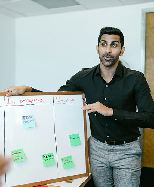 Shift from managing to leading.